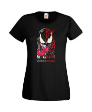 Дамска Тениска Марвел Комикси Venom, Venom Carnage, Spiderman, Marvel, Comics Marvel, Carnage