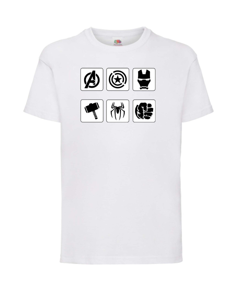Детска Тениска Марвел Комикси Avengers, Iron Man, Captain America, Hulk, Spiderman, Black Widow, Thor, Doctor Strange, Thanos, M