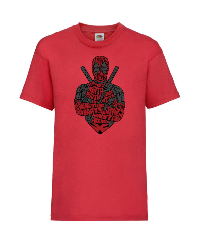 Детска Тениска Марвел Комикси Deadpool, Marvel Comics, Marvel, Wade Wilson, X Men, Wade Wilson Red