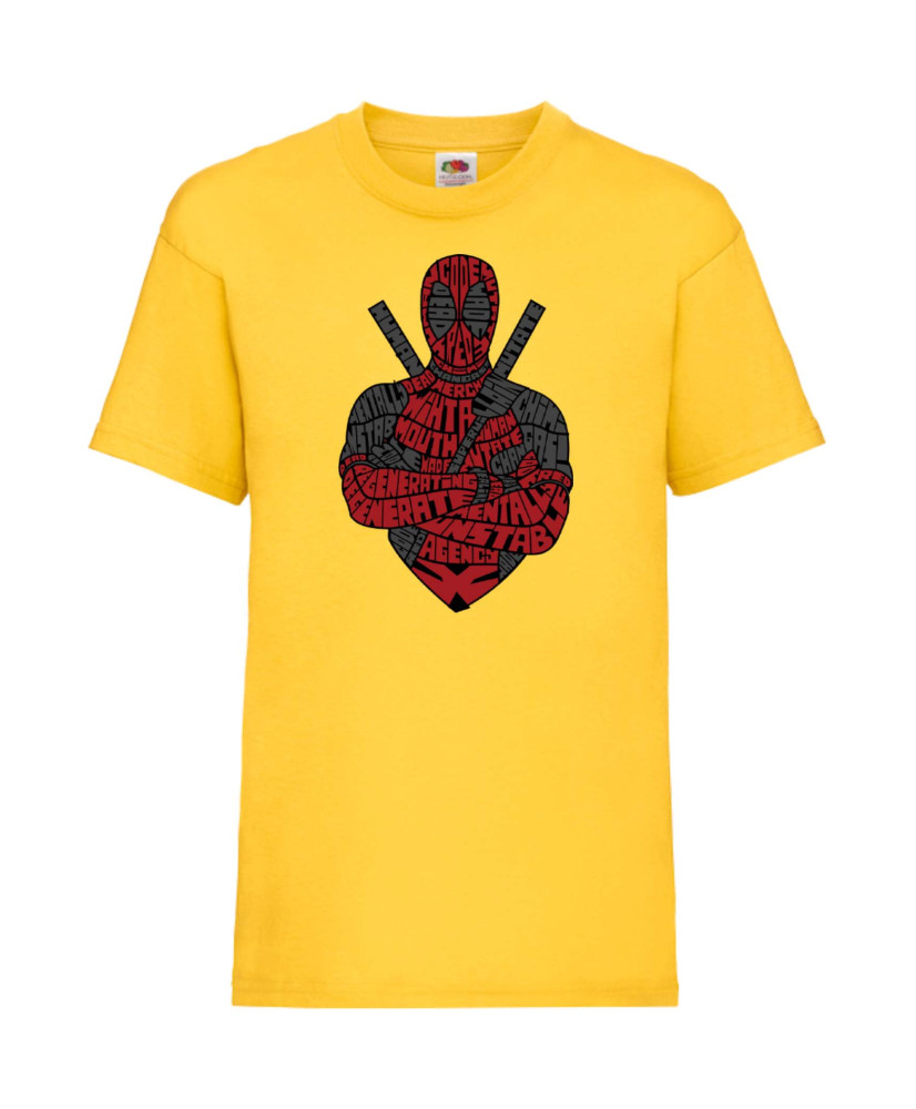 Детска Тениска Марвел Комикси Deadpool, Marvel Comics, Marvel, Wade Wilson, X Men, Wade Wilson Red