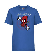 Детска Тениска Марвел Комикси Deadpool, Marvel Comics, Marvel, Wade Wilson, X Men, That Is All Folks