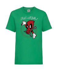 Детска Тениска Марвел Комикси Deadpool, Marvel Comics, Marvel, Wade Wilson, X Men, That Is All Folks