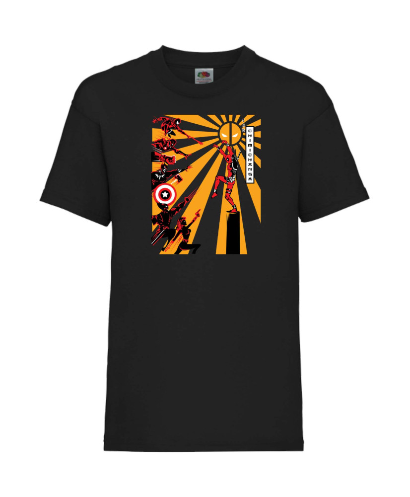 Детска Тениска Марвел Комикси Deadpool, Marvel Comics, Marvel, Wade Wilson, X Men, Chimichanga