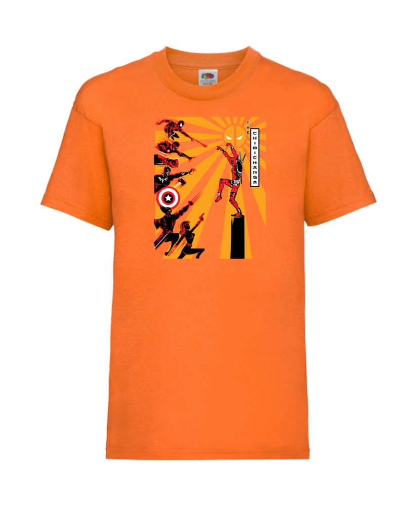 Детска Тениска Марвел Комикси Deadpool, Marvel Comics, Marvel, Wade Wilson, X Men, Chimichanga