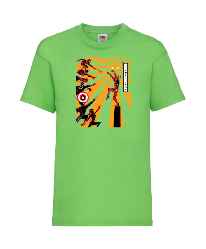 Детска Тениска Марвел Комикси Deadpool, Marvel Comics, Marvel, Wade Wilson, X Men, Chimichanga