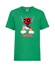 Детска Тениска Марвел Комикси Deadpool, Marvel Comics, Marvel, Wade Wilson, X Men, Unicornpool