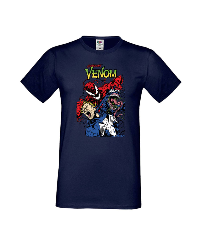 Мъжка Тениска Марвел Комикси Venom, Carnage, Spiderman, Marvel Comics, Monsters