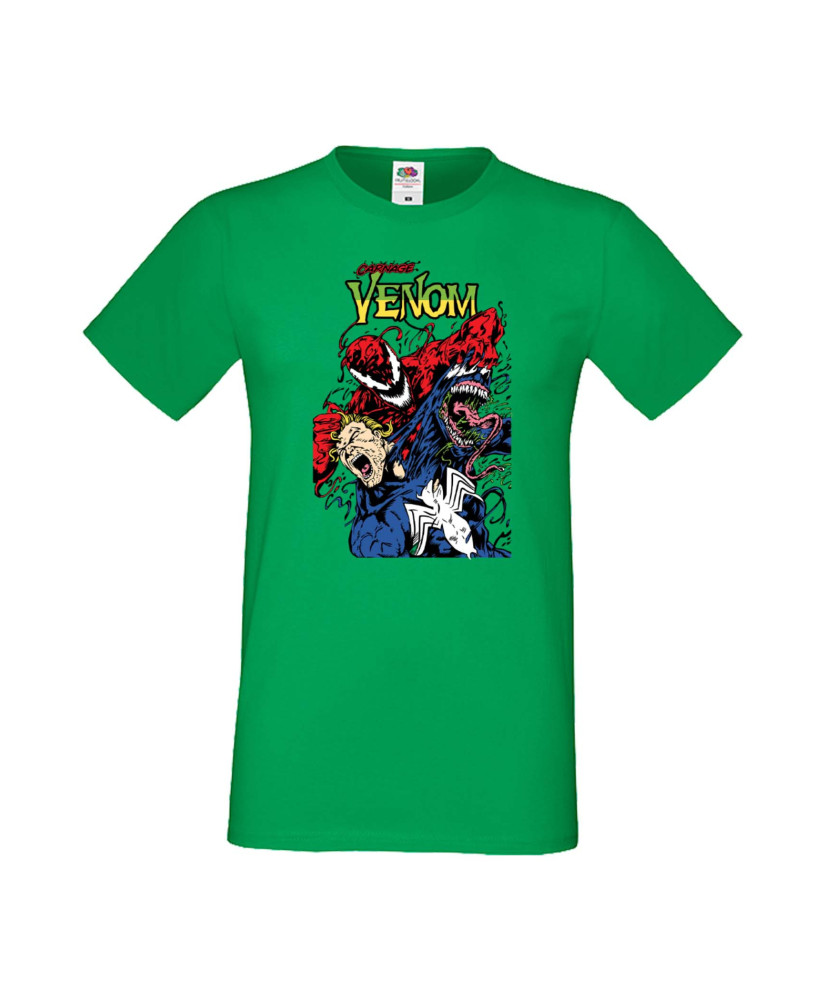 Мъжка Тениска Марвел Комикси Venom, Carnage, Spiderman, Marvel Comics, Monsters