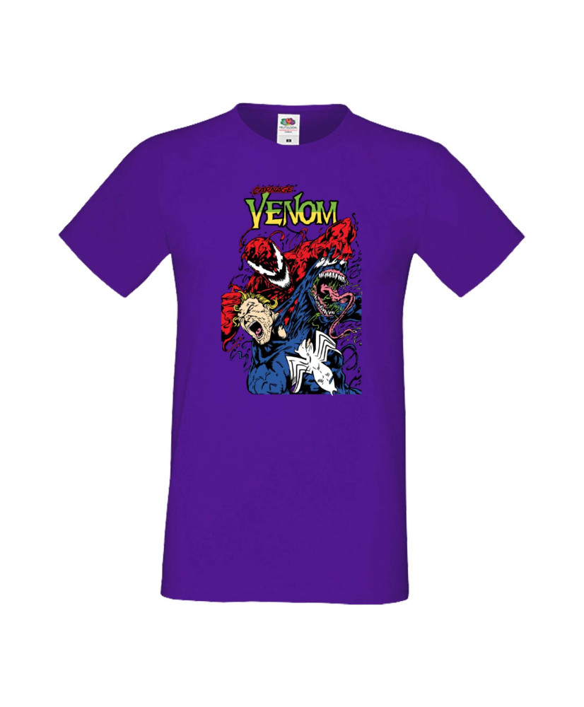 Мъжка Тениска Марвел Комикси Venom, Carnage, Spiderman, Marvel Comics, Monsters