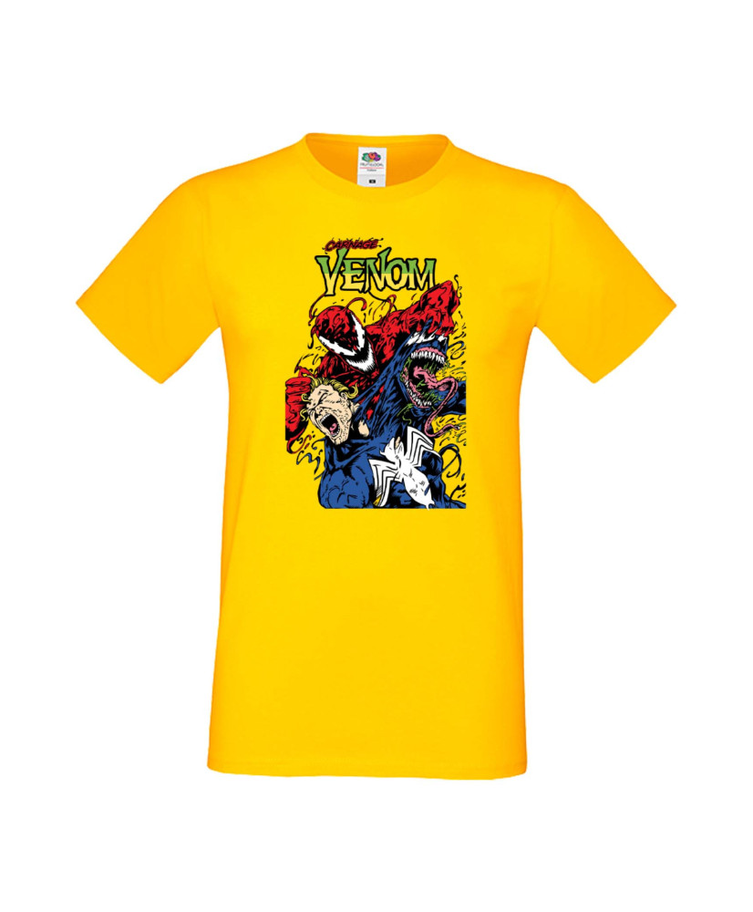 Мъжка Тениска Марвел Комикси Venom, Carnage, Spiderman, Marvel Comics, Monsters