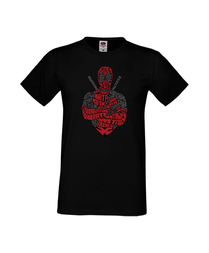 Мъжка Тениска Марвел Комикси Deadpool, Marvel Comics, Marvel, Wade Wilson, X Men, Wade Wilson Red