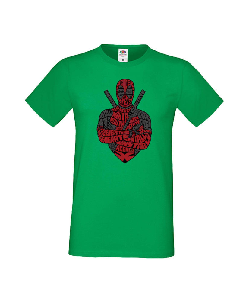 Мъжка Тениска Марвел Комикси Deadpool, Marvel Comics, Marvel, Wade Wilson, X Men, Wade Wilson Red