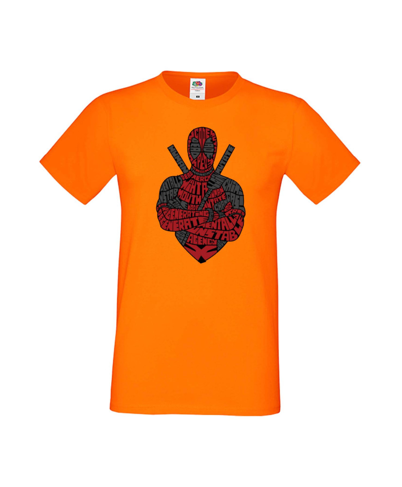 Мъжка Тениска Марвел Комикси Deadpool, Marvel Comics, Marvel, Wade Wilson, X Men, Wade Wilson Red