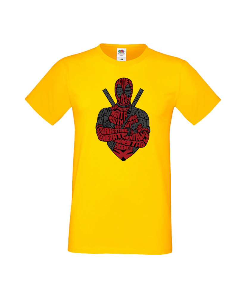 Мъжка Тениска Марвел Комикси Deadpool, Marvel Comics, Marvel, Wade Wilson, X Men, Wade Wilson Red