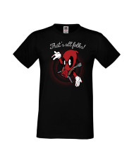 Мъжка Тениска Марвел Комикси Deadpool, Marvel Comics, Marvel, Wade Wilson, X Men, That Is All Folks