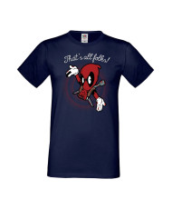 Мъжка Тениска Марвел Комикси Deadpool, Marvel Comics, Marvel, Wade Wilson, X Men, That Is All Folks