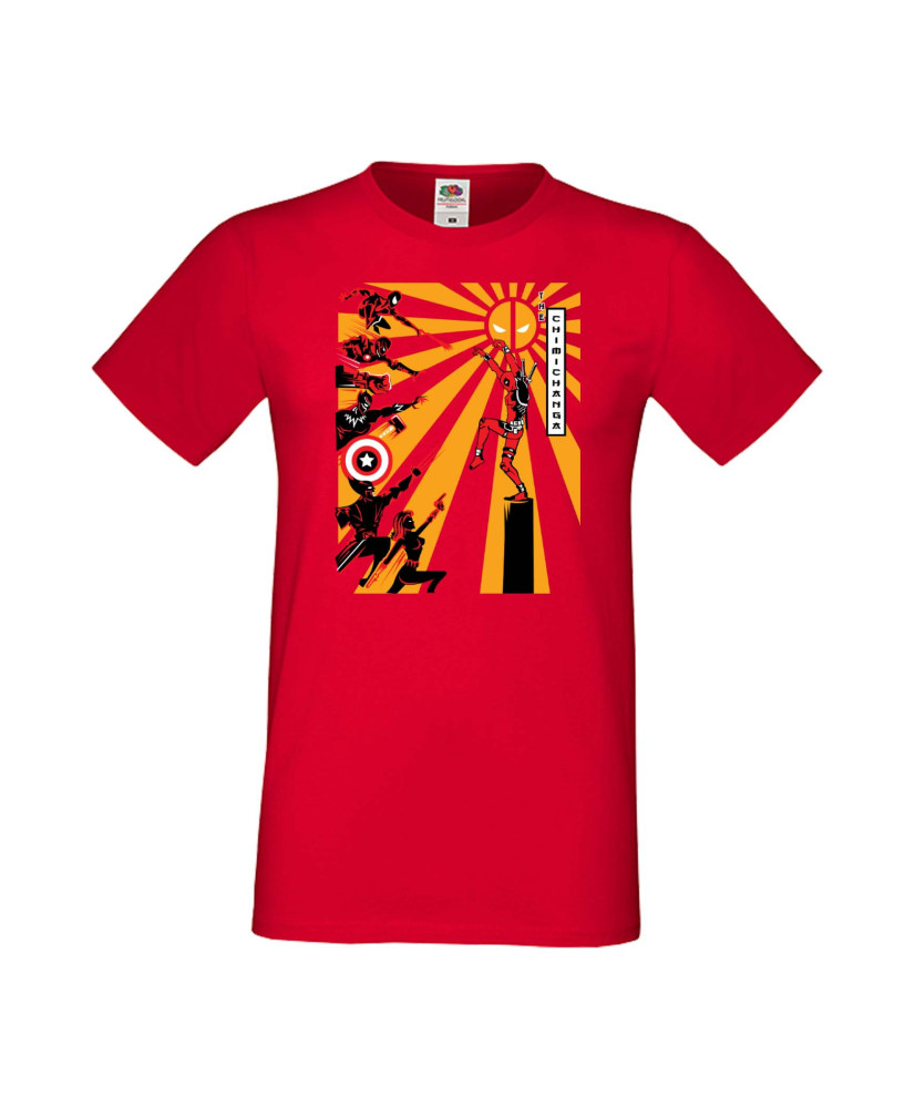 Мъжка Тениска Марвел Комикси Deadpool, Marvel Comics, Marvel, Wade Wilson, X Men, Chimichanga