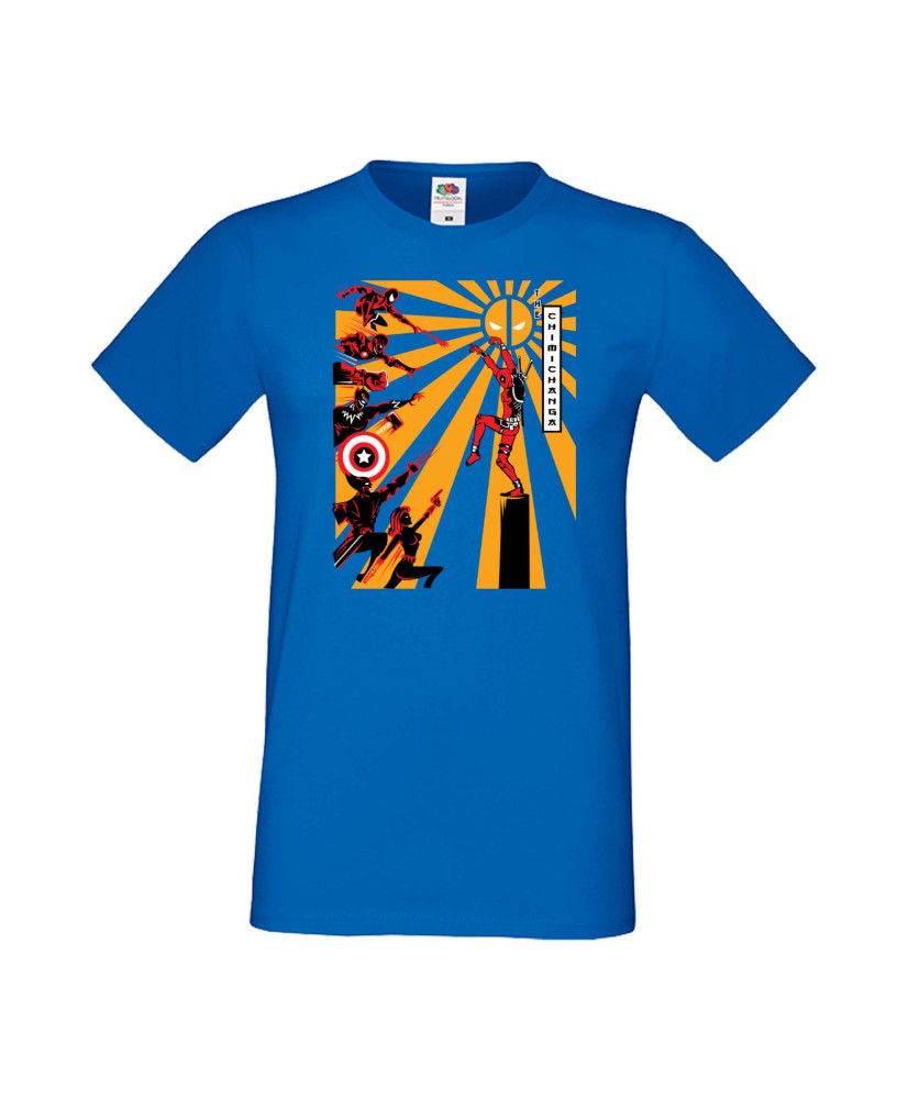 Мъжка Тениска Марвел Комикси Deadpool, Marvel Comics, Marvel, Wade Wilson, X Men, Chimichanga