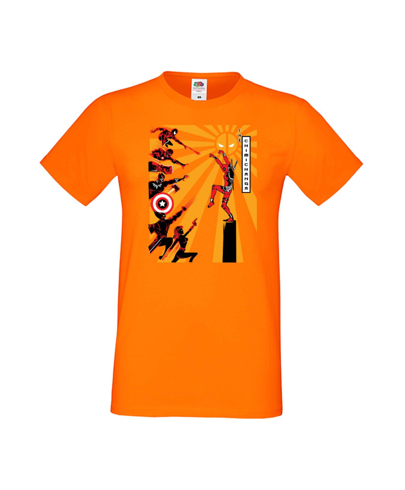 Мъжка Тениска Марвел Комикси Deadpool, Marvel Comics, Marvel, Wade Wilson, X Men, Chimichanga