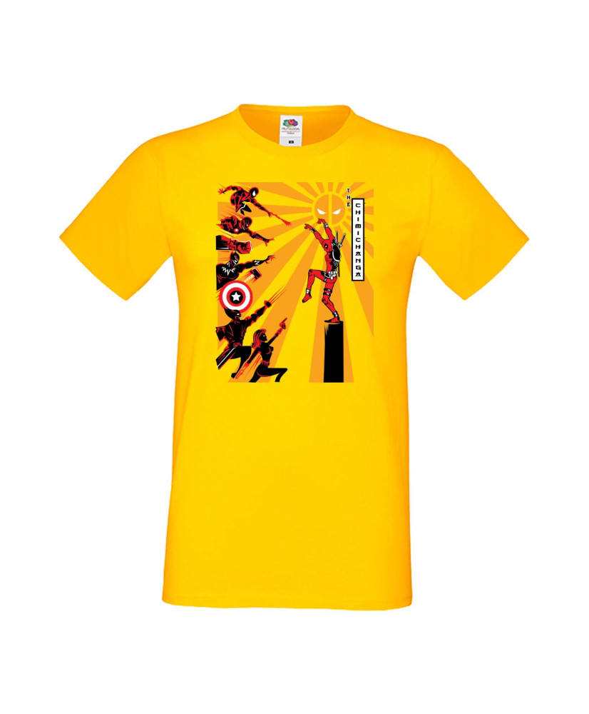 Мъжка Тениска Марвел Комикси Deadpool, Marvel Comics, Marvel, Wade Wilson, X Men, Chimichanga