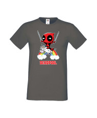 Мъжка Тениска Марвел Комикси Deadpool, Marvel Comics, Marvel, Wade Wilson, X Men, Unicornpool