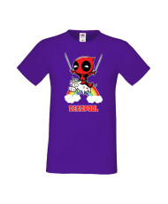 Мъжка Тениска Марвел Комикси Deadpool, Marvel Comics, Marvel, Wade Wilson, X Men, Unicornpool