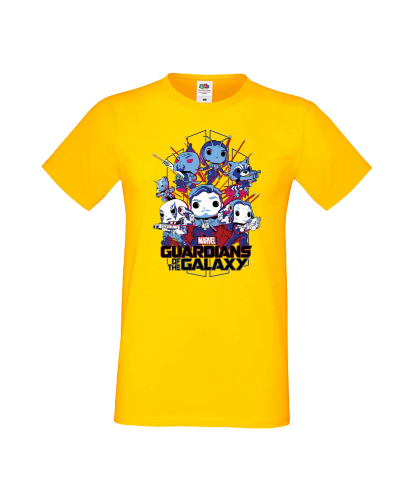 Мъжка Тениска Марвел Комикси Guardians Of The Galaxy, Groot, Rocket Raccoon, Star Lord, Marvel Comics, Marvel, Guardians Of The 