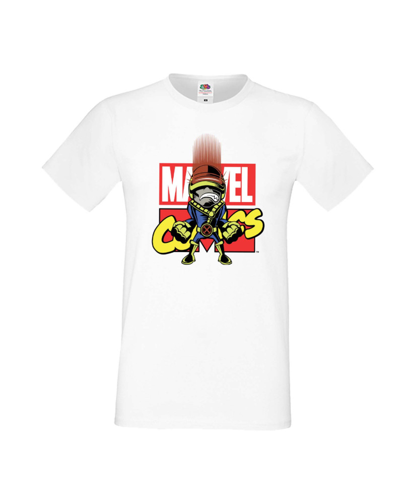 Мъжка Тениска Марвел Комикси Avengers, X Men, Cyclops, Wolverine, Marvel, Comics Marvel, Cyclops
