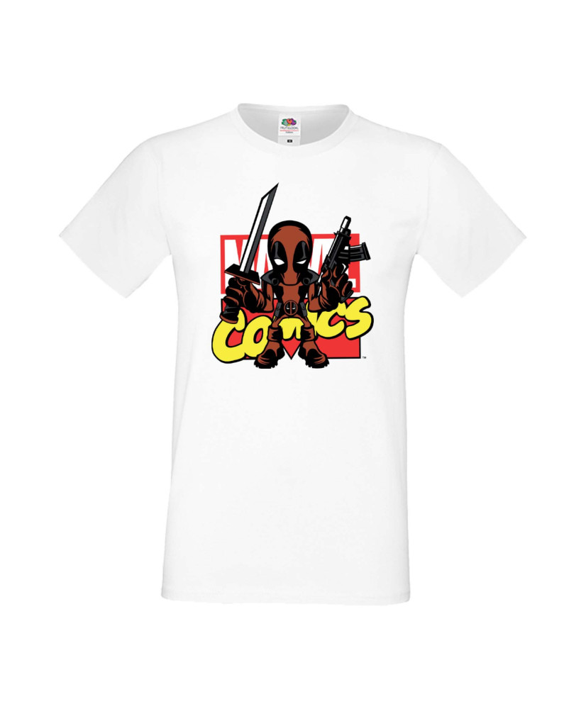 Мъжка Тениска Марвел Комикси Deadpool, Marvel Comics, Marvel, Wade Wilson, X Men, Deadpool 