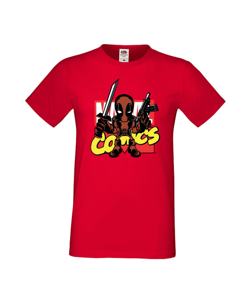Мъжка Тениска Марвел Комикси Deadpool, Marvel Comics, Marvel, Wade Wilson, X Men, Deadpool 
