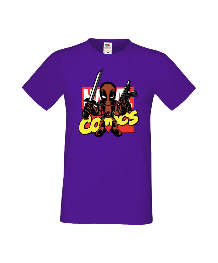 Мъжка Тениска Марвел Комикси Deadpool, Marvel Comics, Marvel, Wade Wilson, X Men, Deadpool 