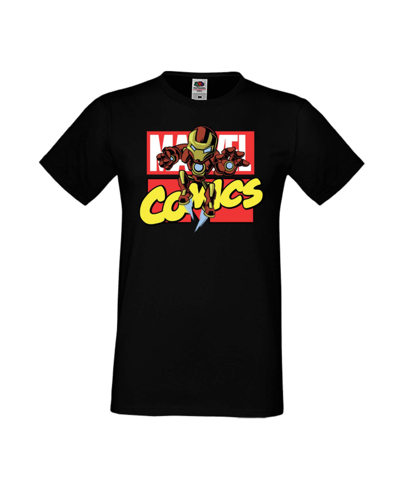 Мъжка Тениска Марвел Комикси Avengers, Iron Man, Captain America, Hulk, Spiderman, Black Widow, Thor, Doctor Strange, Thanos, Ma