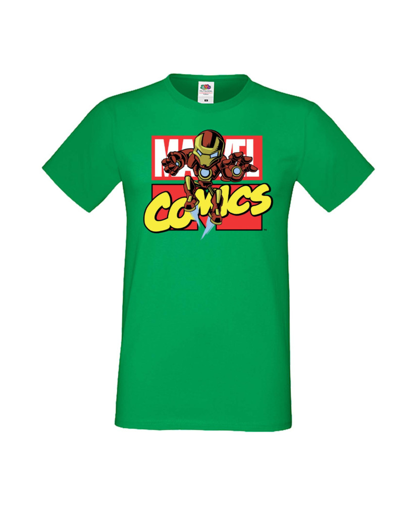 Мъжка Тениска Марвел Комикси Avengers, Iron Man, Captain America, Hulk, Spiderman, Black Widow, Thor, Doctor Strange, Thanos, Ma