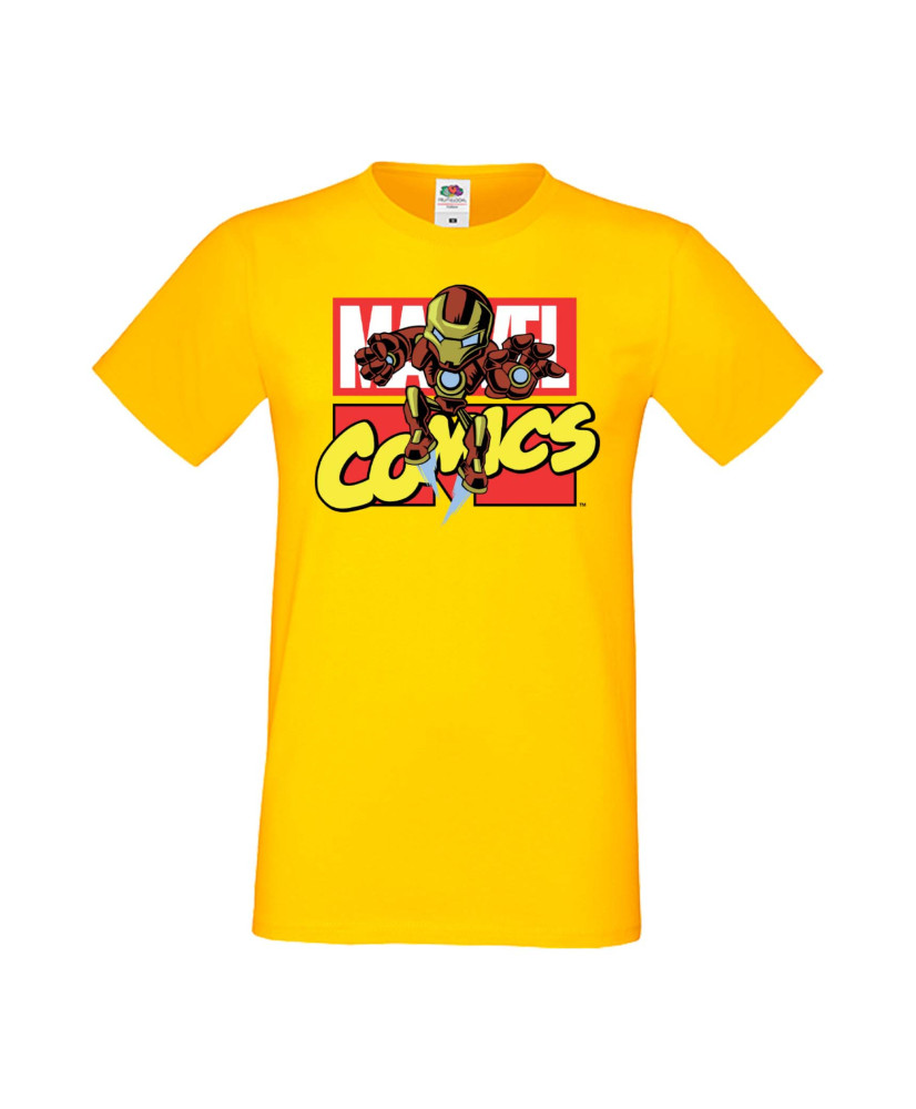 Мъжка Тениска Марвел Комикси Avengers, Iron Man, Captain America, Hulk, Spiderman, Black Widow, Thor, Doctor Strange, Thanos, Ma