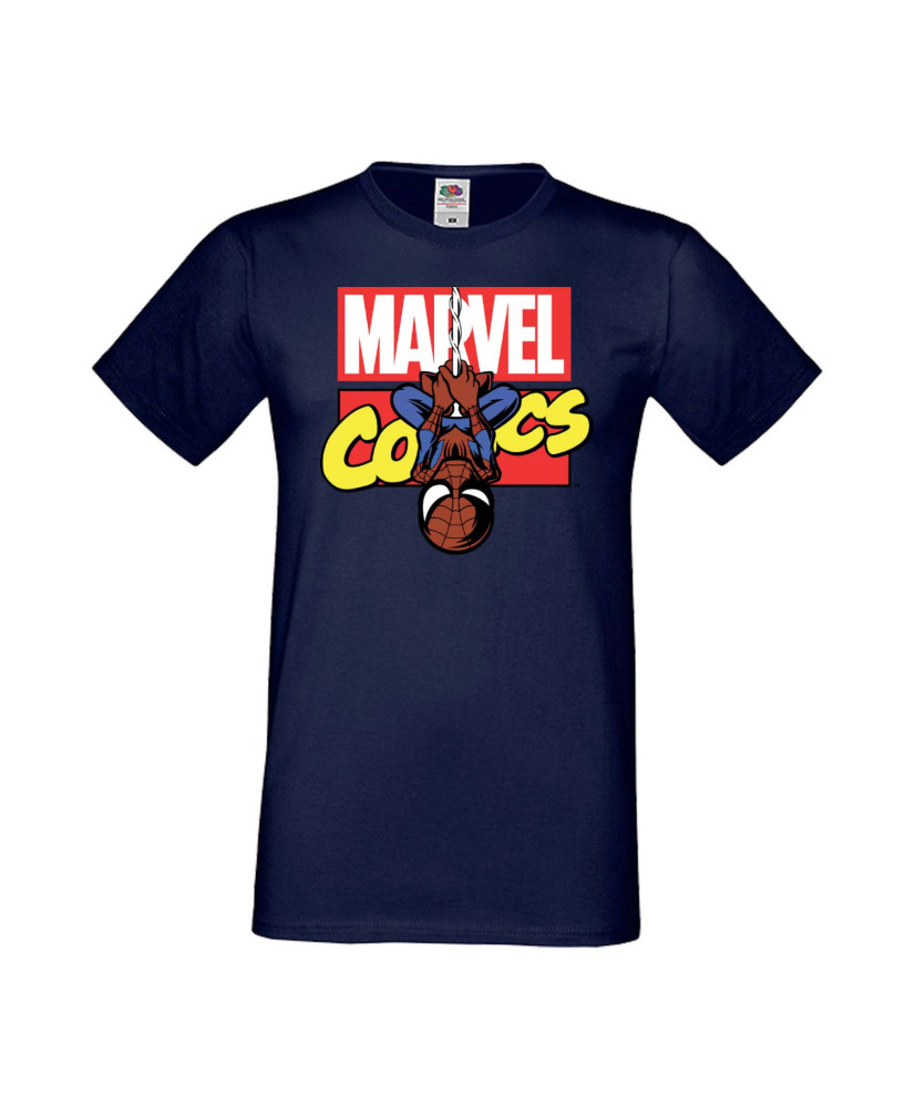 Мъжка Тениска Марвел Комикси Avengers, Iron Man, Captain America, Hulk, Spiderman, Black Widow, Thor, Doctor Strange, Thanos, Ma