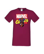 Мъжка Тениска Марвел Комикси Avengers, Iron Man, Captain America, Hulk, Spiderman, Black Widow, Thor, Doctor Strange, Thanos, Ma