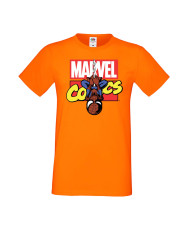 Мъжка Тениска Марвел Комикси Avengers, Iron Man, Captain America, Hulk, Spiderman, Black Widow, Thor, Doctor Strange, Thanos, Ma