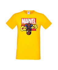 Мъжка Тениска Марвел Комикси Avengers, Iron Man, Captain America, Hulk, Spiderman, Black Widow, Thor, Doctor Strange, Thanos, Ma