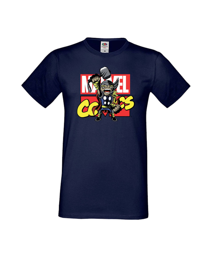 Мъжка Тениска Марвел Комикси Avengers, Iron Man, Captain America, Hulk, Spiderman, Black Widow, Thor, Doctor Strange, Thanos, Ma