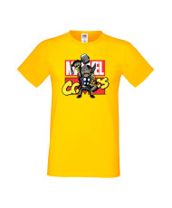 Мъжка Тениска Марвел Комикси Avengers, Iron Man, Captain America, Hulk, Spiderman, Black Widow, Thor, Doctor Strange, Thanos, Ma