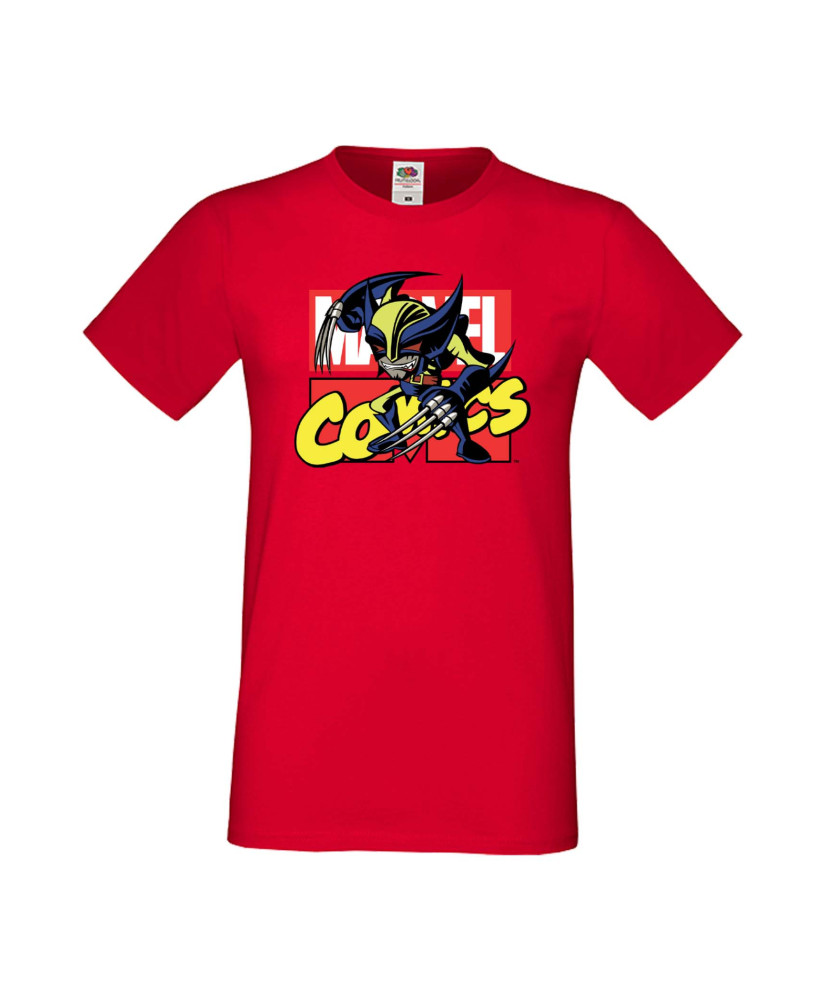 Мъжка Тениска Марвел Комикси Avengers, X Men, Wolverine, Marvel, Comics Marvel, Wolverine