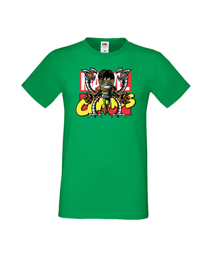 Мъжка Тениска Марвел Комикси Doctor Octopus, Spiderman, Marvel, Comics Marvel, Octopus