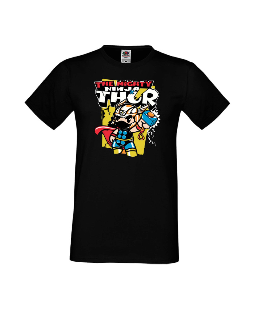 Мъжка Тениска Марвел Комикси Avengers, Iron Man, Captain America, Hulk, Spiderman, Black Widow, Thor, Doctor Strange, Thanos, Ma