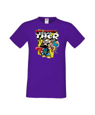 Мъжка Тениска Марвел Комикси Avengers, Iron Man, Captain America, Hulk, Spiderman, Black Widow, Thor, Doctor Strange, Thanos, Ma