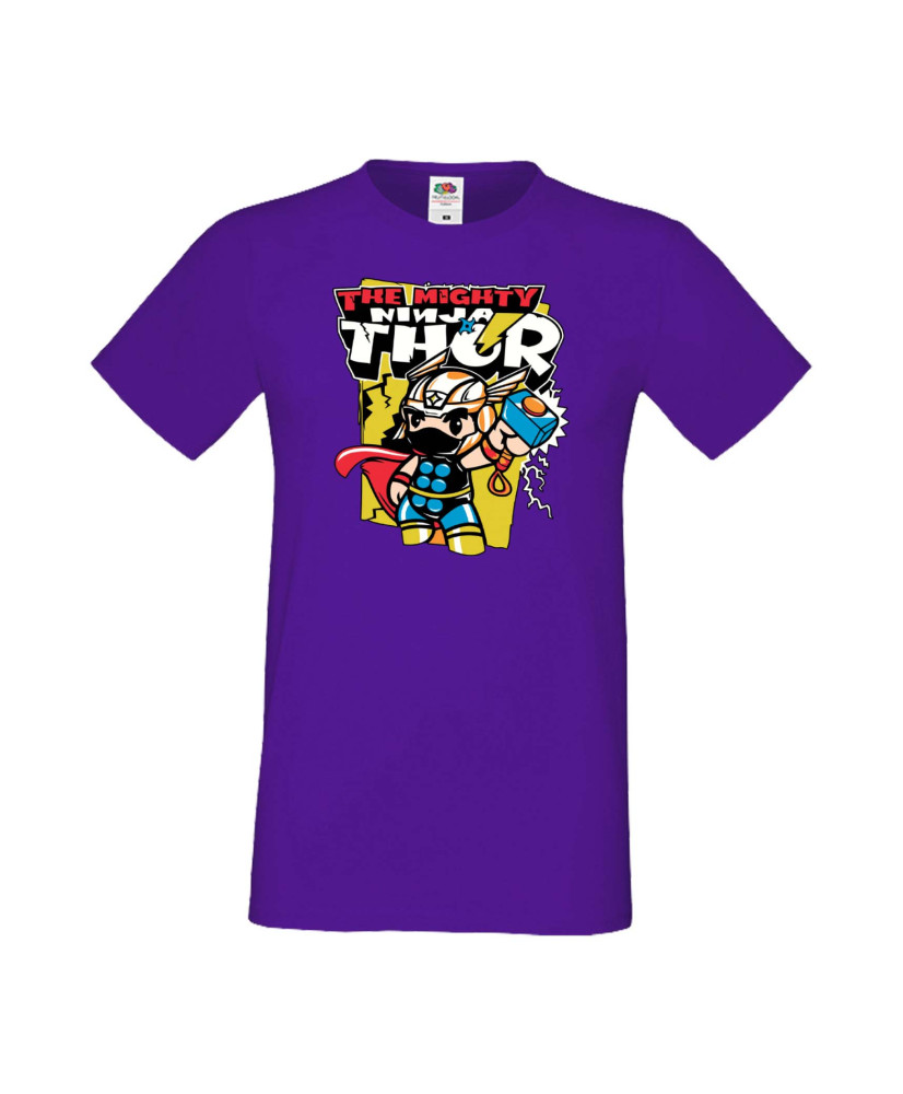 Мъжка Тениска Марвел Комикси Avengers, Iron Man, Captain America, Hulk, Spiderman, Black Widow, Thor, Doctor Strange, Thanos, Ma