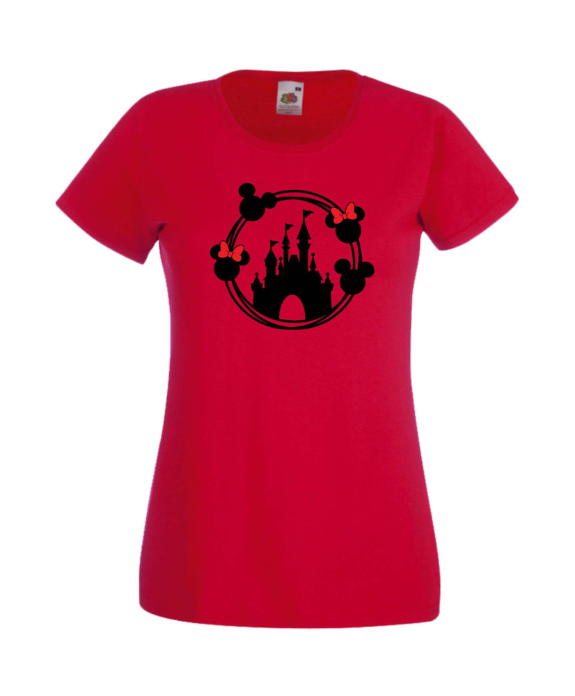 Дамска Тениска Mickey Mouse  Disney Castle 1