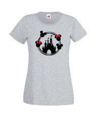 Дамска Тениска Mickey Mouse  Disney Castle 1