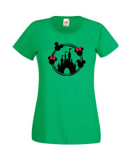 Дамска Тениска Mickey Mouse  Disney Castle 1