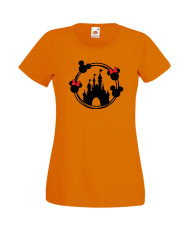 Дамска Тениска Mickey Mouse  Disney Castle 1