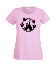 Дамска Тениска Mickey Mouse  Disney Castle 1
